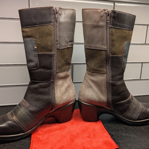 Naot Patchwork Leather Boots - Picture 7 of 10